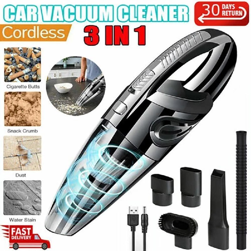 مكنسة سيارة لاسلكية محمولة بقوة عالية Aspirateur Voiture Sans Fil Portable 120W