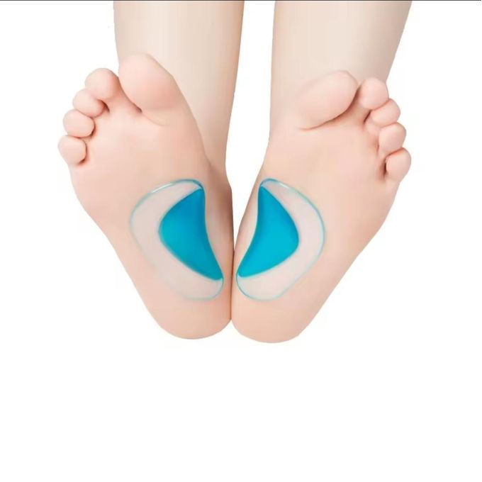 دعامة قوس القدم للأطفال Paire de semelles orthopédiques en silicone Children Arch Support Soutien de la voûte plantaire pour enfants