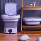 غسالة صغيرة متعددة الوظائف قابلة للطي Mini Machine à laver 9L Multi fonctions Folding Washing Machine