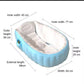 Baignoire gonflable pour bébé ,portable pour bébé avec pompe à air حوض استحمام قابل للنفخ للأطفال ,محمول للأطفال مزود بمضخة هواء