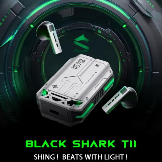 Black shark T2 Wireless gaming earbuds bluetooth سماعات أذن لاسلكية للألعاب من بلاك شارك T2 بتقنية البلوتوث