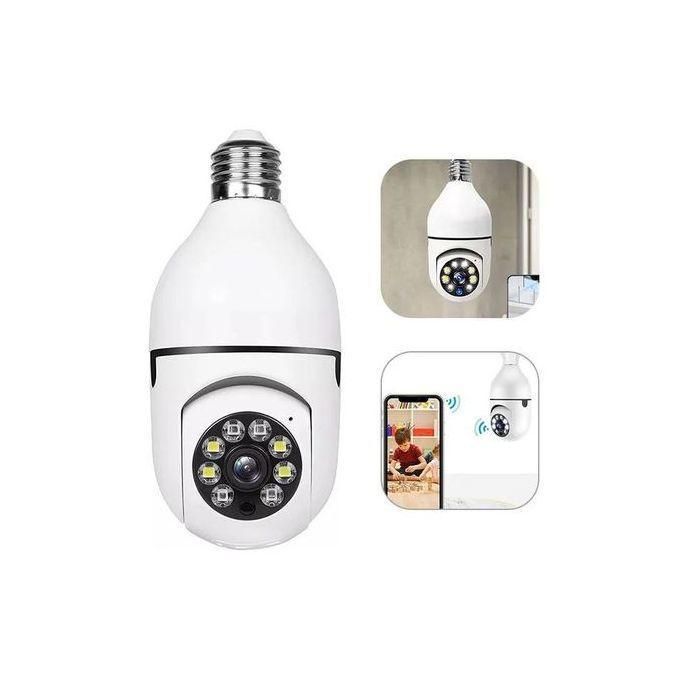 كاميرا أمان ذكية لاسلكية على شكل لمبة Caméra intelligente WiFi ampoule de sécurité 1080P 360 degrés caméra panoramique vision sans fil