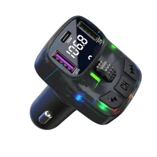 Car Charger MP3 Player 2USB Chargeur de Voiture Allume-Cigare Intelligent CIK-C01 Type-C