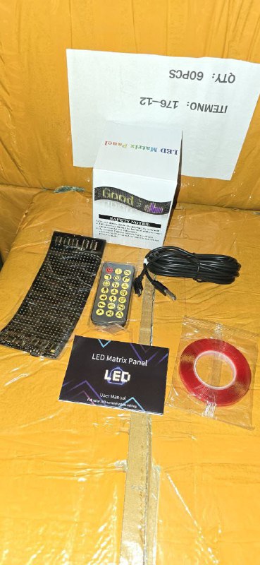 لوحة LED مرنة قابلة للبرمجة لنوافذ السيارات Panneau LED flexible programmable pour vitres de voiture