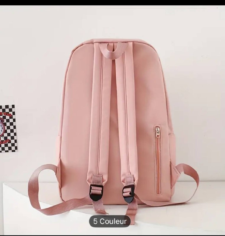 Sac dos scolaire 4pcs
