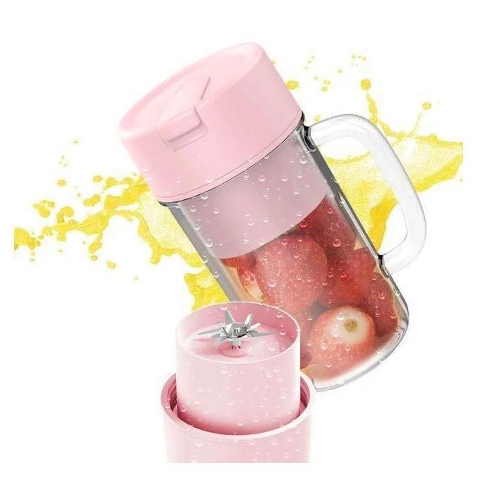 HB-08 340ml Mixeur Portable 340 ml Blender Smoothie Mini pour Jus Frais خلاط سموثي صغير محمول سعة 340 مل للعصائر الطازجة