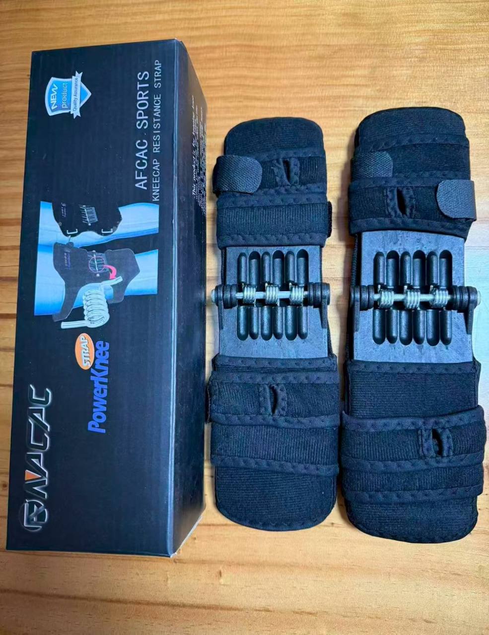 وسادة داعمة للركبة مزودة بنابض لحماية المفاصل Coussin de soutien pour genou avec ressort pour protection des articulations