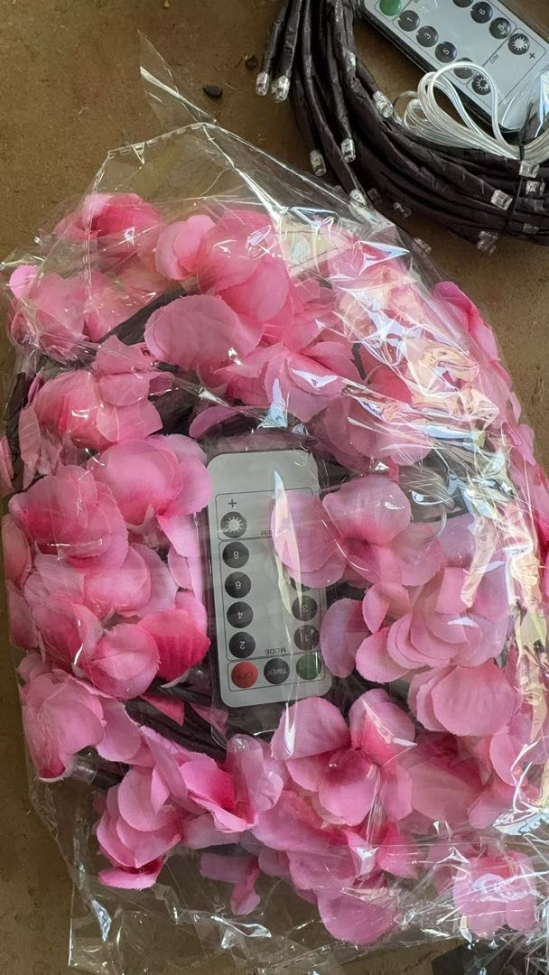 أضواء على شكل أزهار الكرز مع ثمانية أوضاع إضاءة LED Cherry Blossom Lights