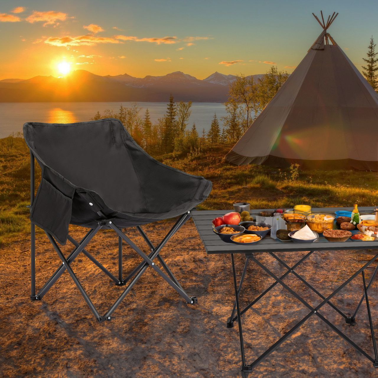 Premium Relax Camping Chair كرسي التخييم الفاخر المريح