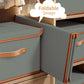 Boîte de rangement pliable avec couvercle صندوق تخزين كبير من قطعتين مصنوع من قماش MDF