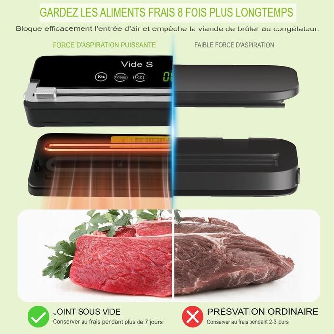جهاز تغليف بالتفريغ الهوائي أوتوماتيكي Machine scelleuse sous vide automatique