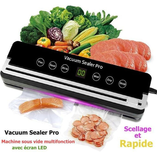 جهاز تغليف بالتفريغ الهوائي أوتوماتيكي Machine scelleuse sous vide automatique