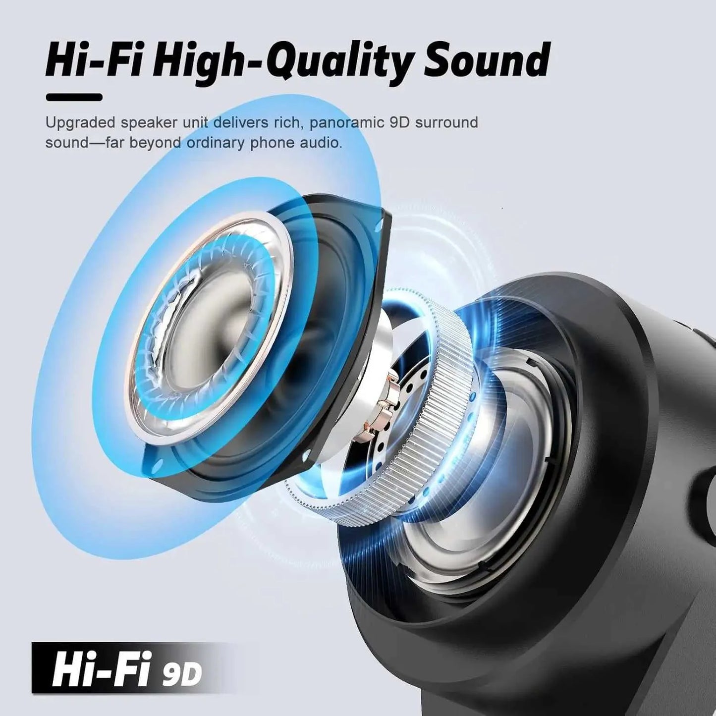 مكبر صوت لاسلكي قوي 5 في 1 بتقنية بلوتوث، حامل هاتف، إضاءة RGB Puissant haut-parleur Bluetooth sans fil 5 en 1 avec support pour téléphone, son surroundZJ-08  RGB