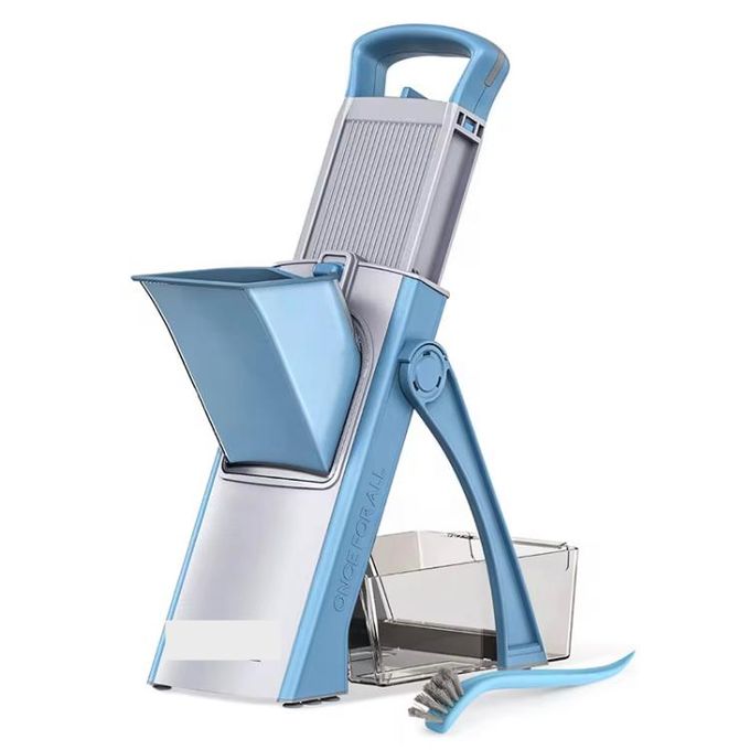 قطاعة خضراوات ماندولين، قطاعة متعددة الوظائف مصنوعة من البلاستيك المتين Vegetable Cutter Mandoline Coupe-Légume Trancheuse Multi Fonctionnelle en Plastique durable