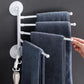 Bathroom towel rack rotable towel holder حامل مناشف الحمام القابل للدوران