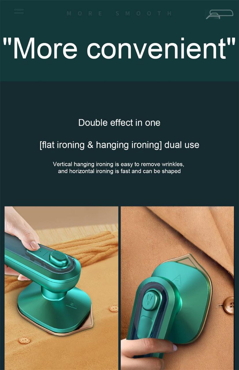 مكواة محمولة باليد آلة كي الملابس السفر Portable Machine à repasser