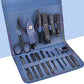 محفظة أدوات العناية بالأظافر، مجموعة قص الأظافر من 16 قطعة Outils de soin des ongles Ensemble de coupe-ongles 16 pièces
