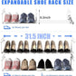 منظمة أحذية معدنية بيضاء قابلة للتوسيع Organisateur de chaussures extensible en métal blanc