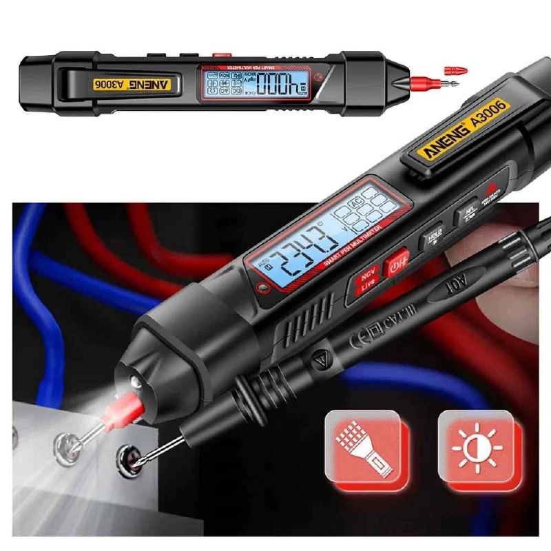 Multimètre numérique type stylo, جهاز قياس متعدد رقمي على شكل قلم