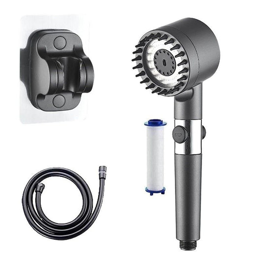 Pommeau de Douche Haute Pression رأس دش عالي الضغط فرشاة تدليك من السيليكون