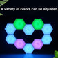 Hexagonal Touch decorative led light set of 3