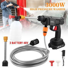 48V Rechargeable Water Sprayer- 3 Batteries مسدس رش المياه الكهربائي القابل للشحن 48V- بـ 3 بطاريات