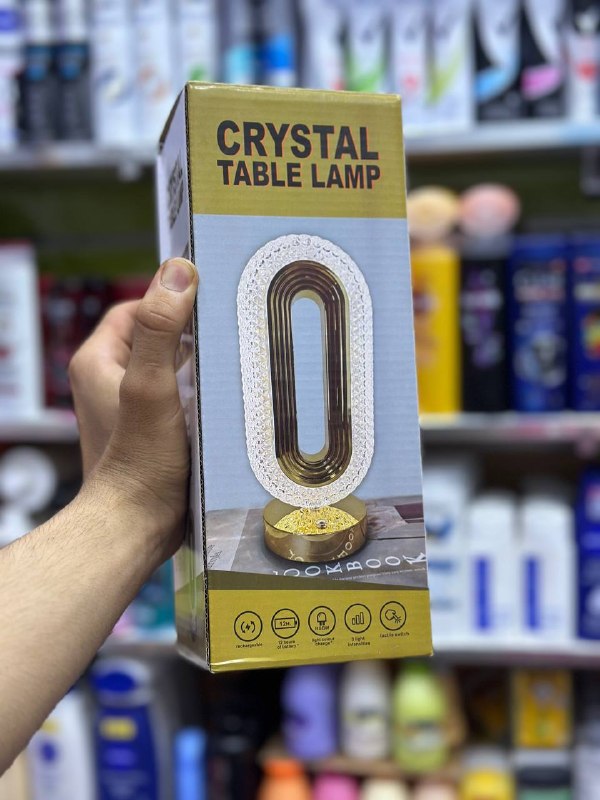 Crystal table lamp