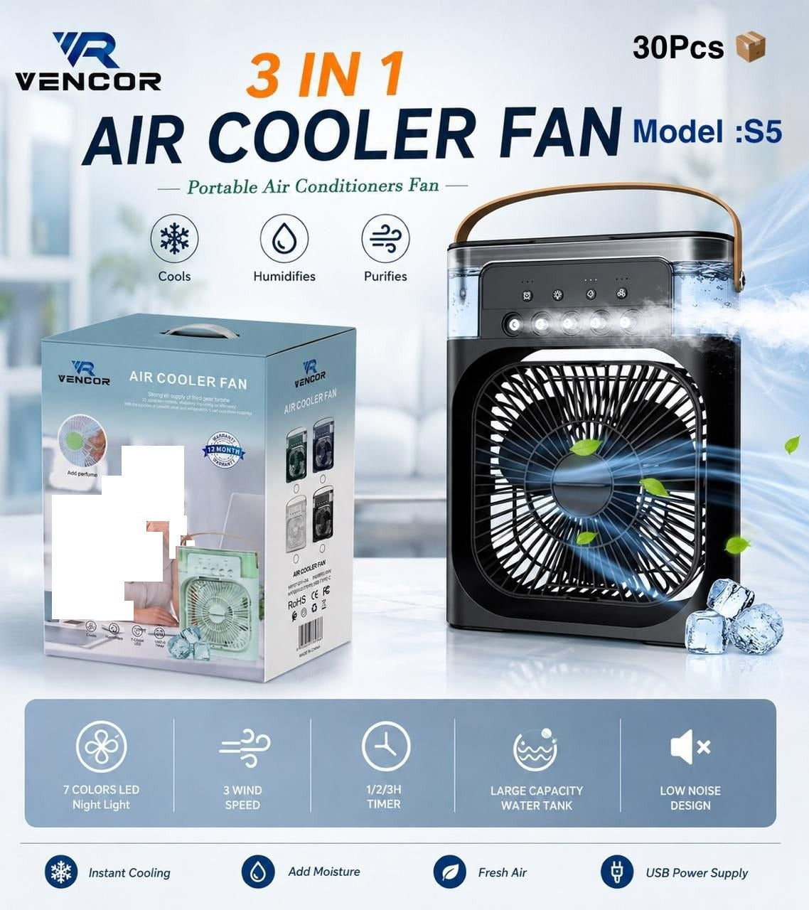 Mini climatiseur جهاز تبريد الهواء المحمول S5
