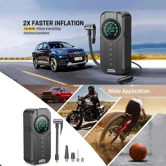 Jump Starter Air Pump مضخة هواء لتشغيل السيارة modèle 1920