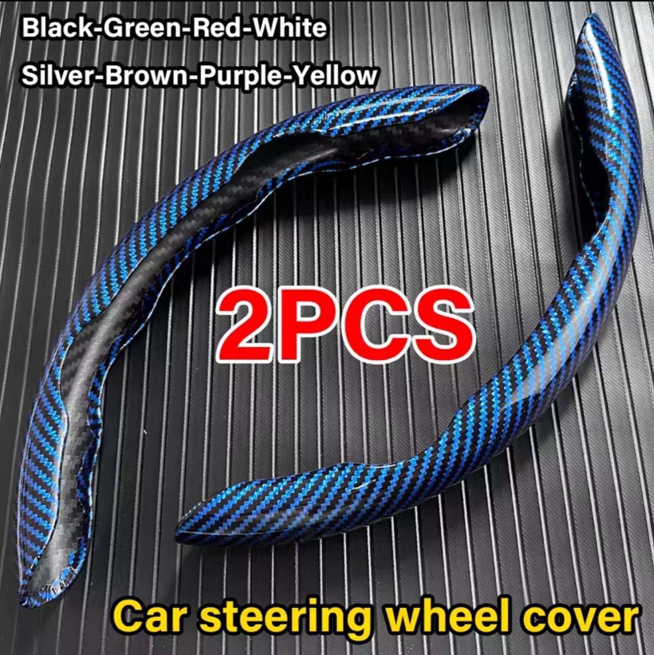 Housse de volant de voiture 2Pcs