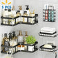 kit d'organisation de douche adhésif طقم منظم دش لاصق من Maxiffe، مصنوع من الفولاذ المقاوم للصدأ