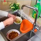 Egouttoir d'angle triangulaire pour évier Passoire رف تصفية معلق متعدد الوظائف من مودودر، مصفاة حوض المطبخ المثلثة الحرة، سلة تصريف البجعة، فلتر حوض مثلث ازرق للمطبخ والحمام مصفاة طعام سلة مصفاة الفاكهة