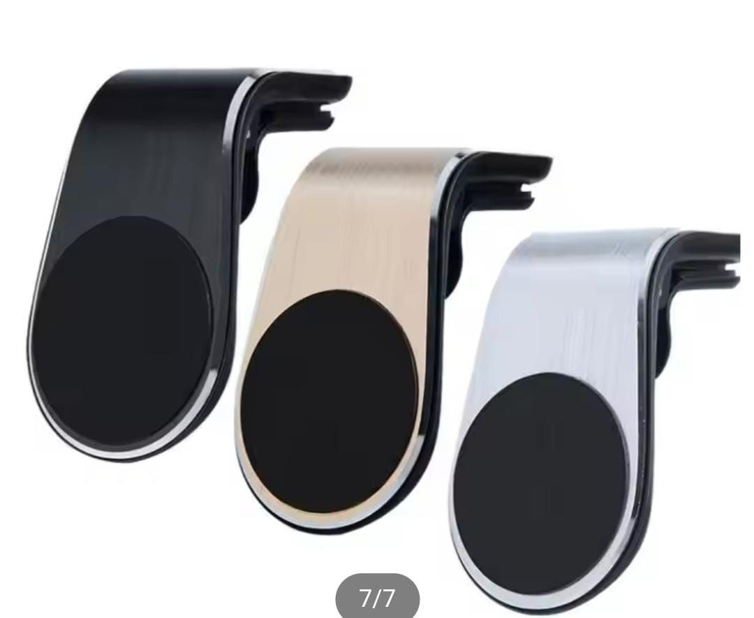 مشبك تهوية للسيارة، دعامة مغناطيسية Clip de ventilation pour voiture, support magnétique universel en forme de L pour téléphone portable, Clip de fixation