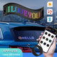 لوحة LED مرنة قابلة للبرمجة لنوافذ السيارات Panneau LED flexible programmable pour vitres de voiture