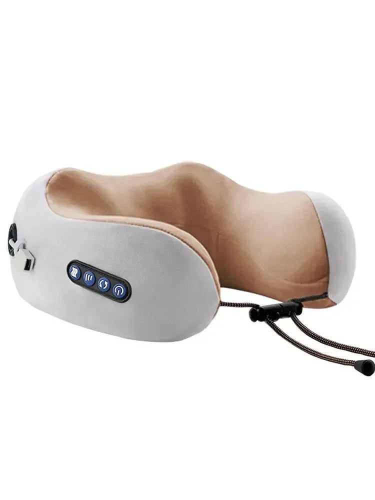 جهاز تدليك الرقبة والعنق U-SHAPED MASSAGE PILLOW  Masseur cervical et cou Coussin de massage chauffant