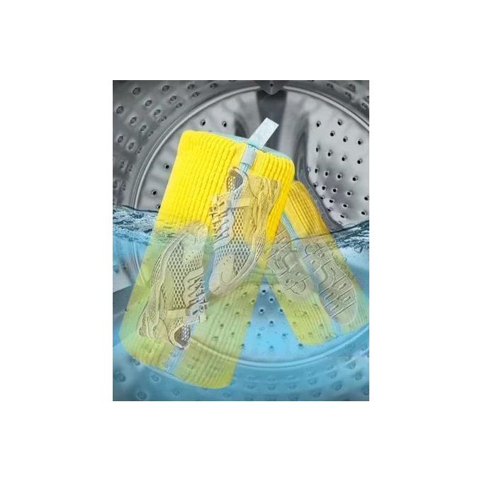 Sacs de lavage pour chaussures أكياس غسيل الأحذية الشبكية القابلة لإعادة الاستخدام، مصممة لحماية الأحذية والغسالة أثناء التنظيف