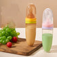 زجاجة ضغط لطبق الأرز مع جرعة استخدام biberon en silicone liquide de 120 ml