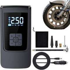 مضخة هواء كهربائية ذكية للكشف عن الإطارات بطارية طويلة الأمد Pompe à air électrique Gonfleur de pneu Portable Compresseur d'air pour voiture