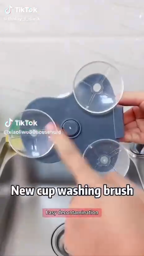 Cup washing brush Brosse de nettoyage des verres et bouteilles أداة غسل الأواني دو تصميم رائع متعددة الإستعمالات