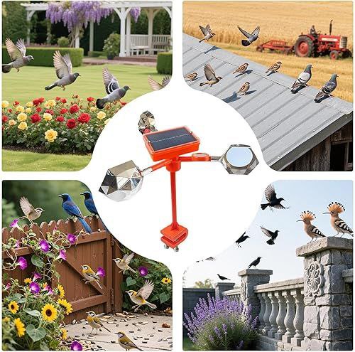 Répulsif oiseaux solaire طارد الطيور الشمسي