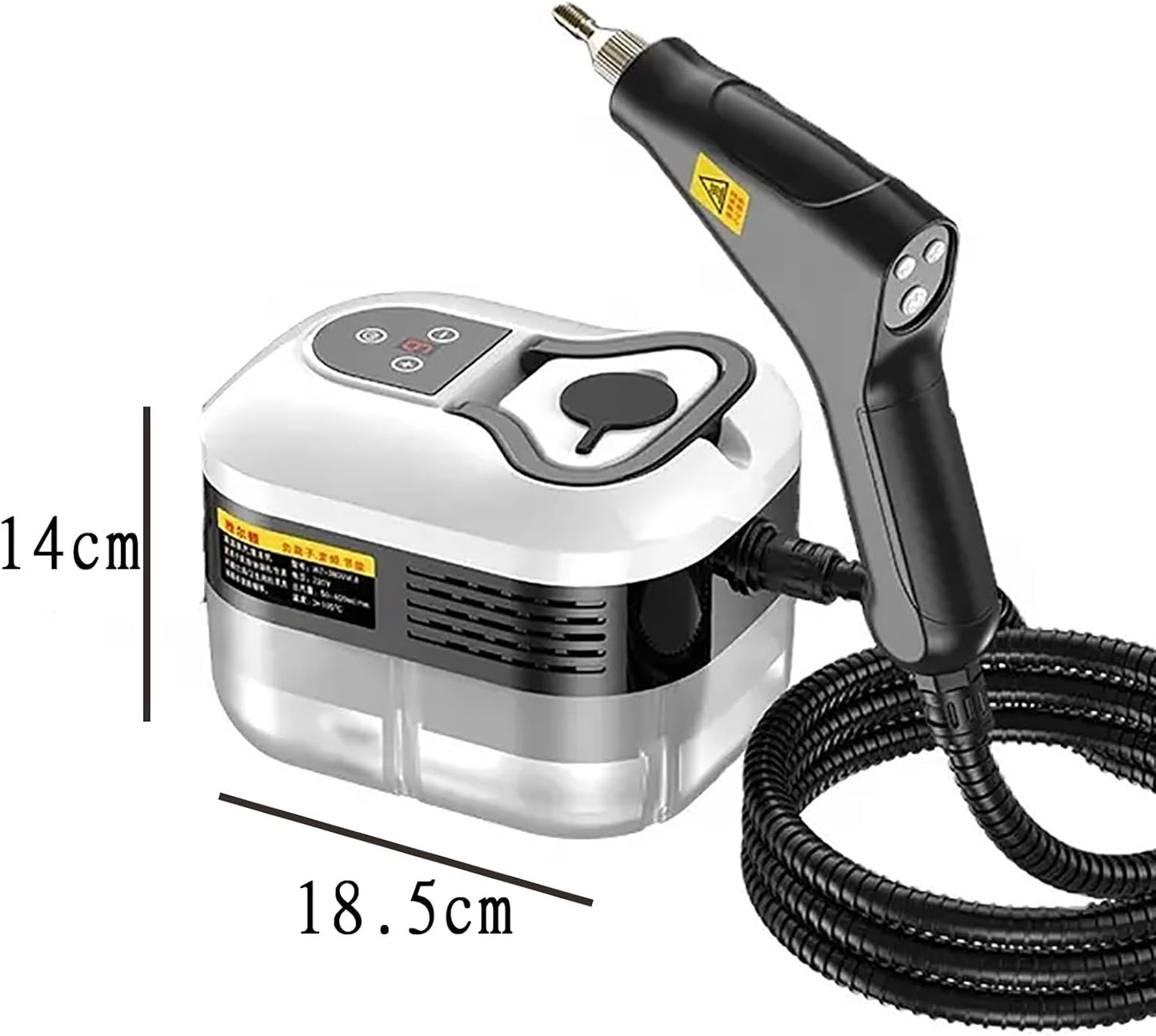 جهاز تنظيف بالبخار محمول باليد، بقوة 1500Wوضغط عالٍ Nettoyeur vapeur portable, nettoyeur haute pression 1500 W