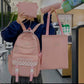 Sac dos scolaire 4pcs