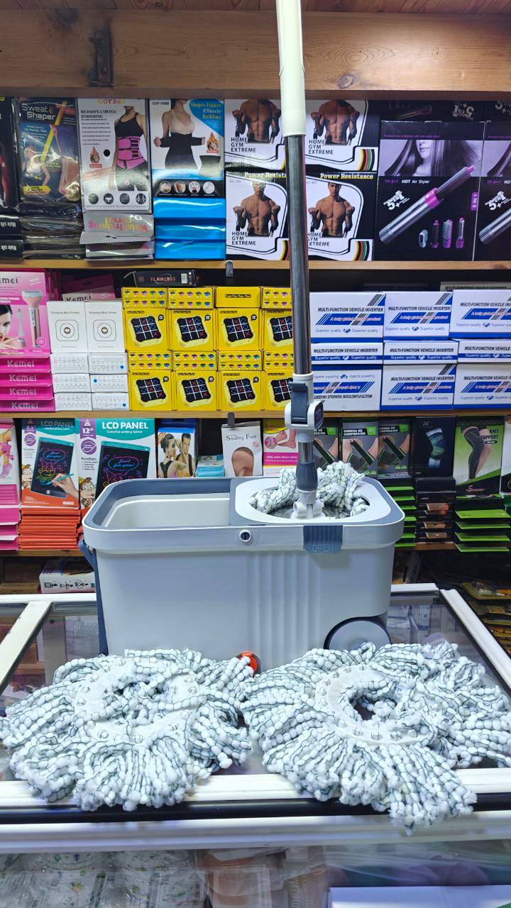 Smart Spin Mop طقم مسح فاخر بذكاء التصميم وأناقة الاستخدام