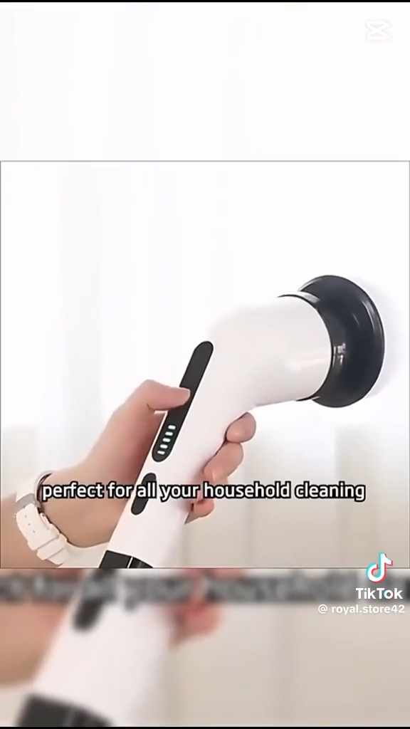 مجموعة من فرش التنظيف الكهربائية الدوارة Ensemble de brosses de nettoyage électriques rotatives
