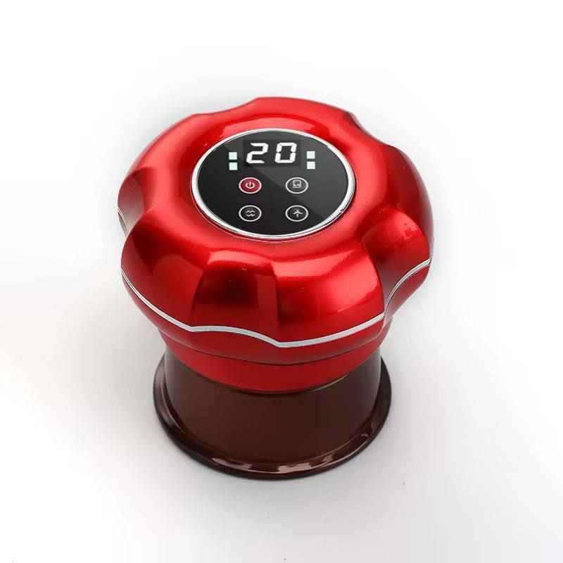 جهاز تدليك كهربائي بكأس شفط مفرغ من الهواء حجامة Electric Cupping Massager Vacuum Suction Cup Anti-Cellulite