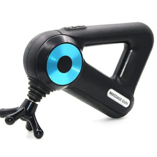 Pistolet de Massage triangulaire Pro 12 têtes جهاز تدليك العضلات والأنسجة الضامة، بستة مستويات