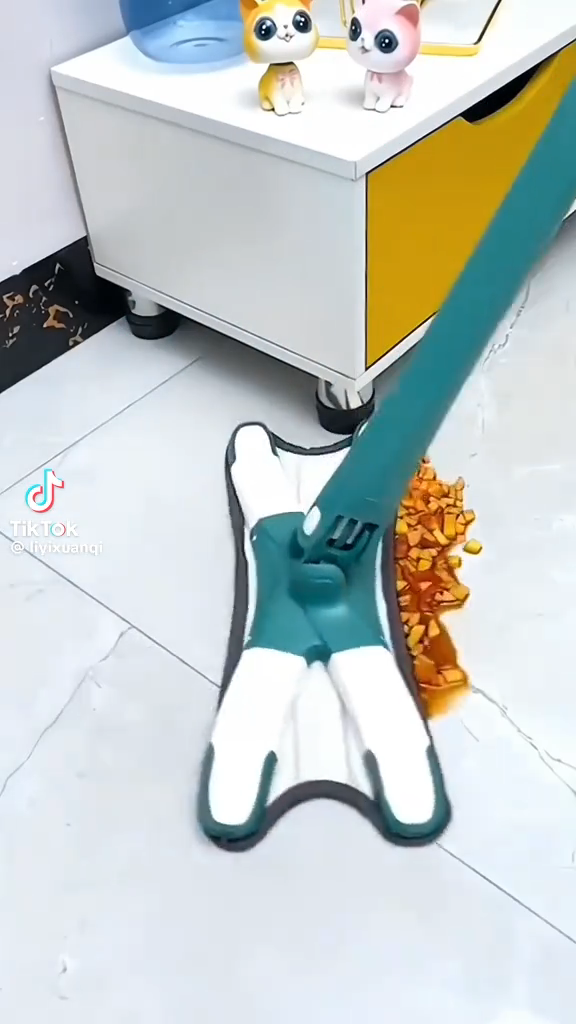ممسحة مع دلو عصر، مكنسة ممسحة  Balai Serpillère