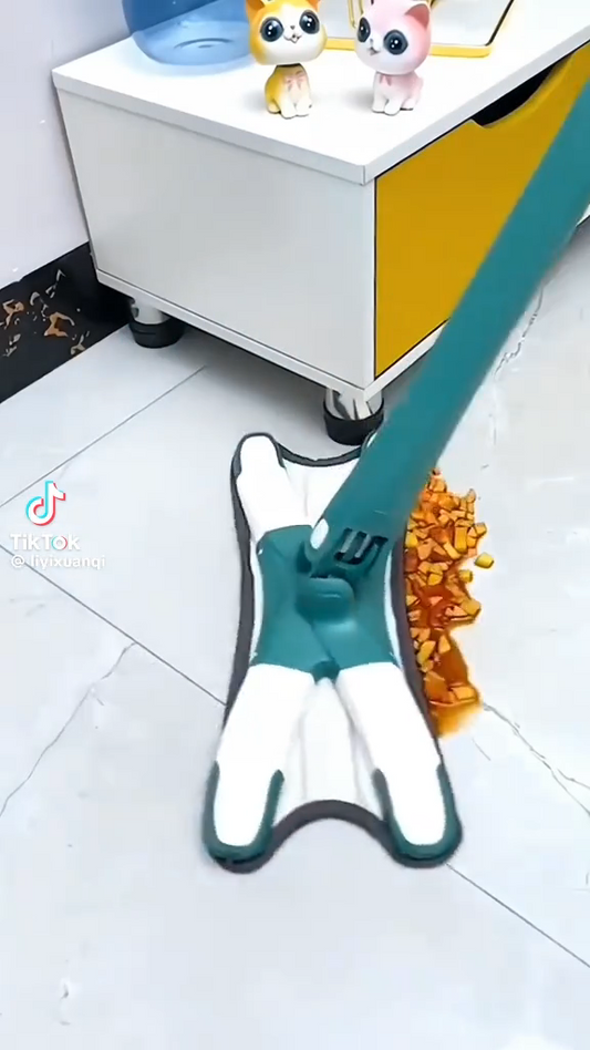 ممسحة مع دلو عصر، مكنسة ممسحة  Balai Serpillère