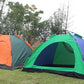 خيام تخييم متعددة الألوان لأربعة أشخاص، 208x208x145 سم Tentes multicolor de Camping 4 PERSONNES
