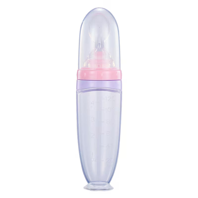 زجاجة ضغط لطبق الأرز مع جرعة استخدام biberon en silicone liquide de 120 ml